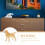 Figurine décorative en plastique représentant un Labrador Retriever, 16 cm 3