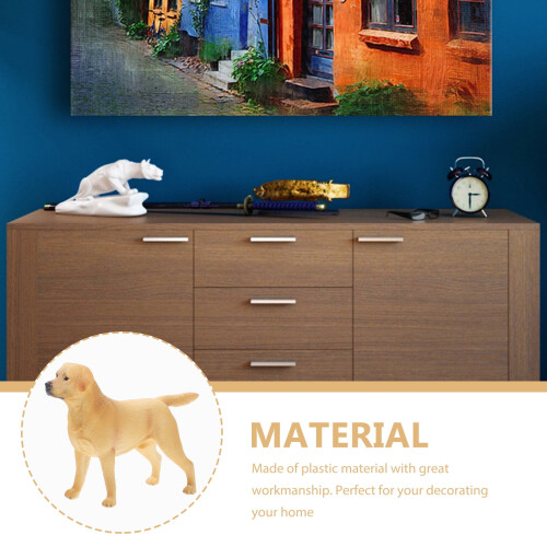 Figurine décorative en plastique représentant un Labrador Retriever, 16 cm 2