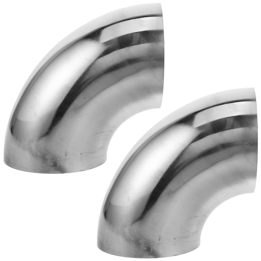 2Pcs 90-Degree Elbow Pipe Connectors For Welded Inner Connector And Car Exhaust.5x8x7.6in 9180479607618