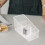 Scatola organizer in plastica trasparente per bustine di tè – Compatibile con bustine di tè, condimenti per caffè e bustine di zucchero – 5