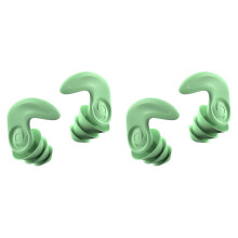 Waterproof Silicone Swim Earplugs for Adults 2 Pcs