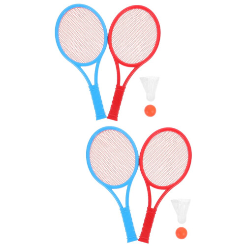 2 sett barneracketer til småbarnstennis utendørs for barn 2