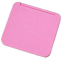 Miroir de salle de bain avec protection contre la lumière bleue, matériau résistant et durable, image claire sans distorsion, rose