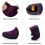 Άνετες μπότες χιονιού για γυναίκες, χειμερινές μπότες με ζεστή γούνινη επένδυση, 3