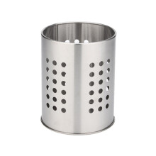 Stainless Steel Flatware Holder with Drainage, Compatible with Chopsticks, Spoons, Forks – Utensil Dispenser Basket