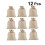 Bolsas de lino beige con cordón (12 unidades) 5