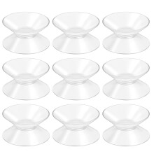 Lot de 10 petites ventouses double face pour fixer des objets sur des fenĂŞtres en verre et des tables, Ă la maison comme au bureau.