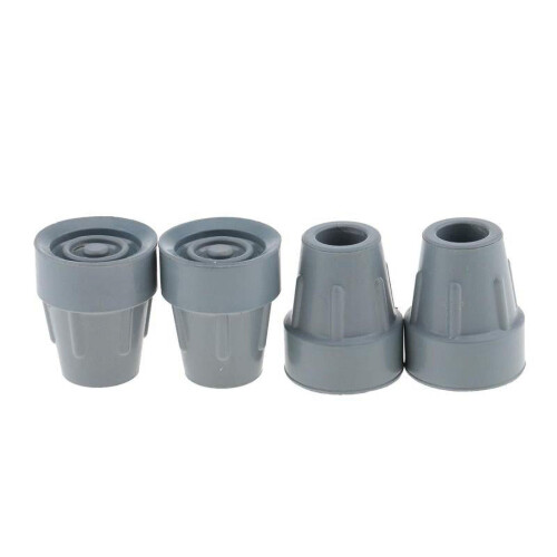Antislip krukdoppen grijs, 4 stuks