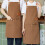 Cotton Canvas Kitchen Apron with Multiple Pockets 4