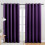 Κουρτίνες συσκότισης Royal Purple 34x60 ίντσες, με ροδέλα, 2 1