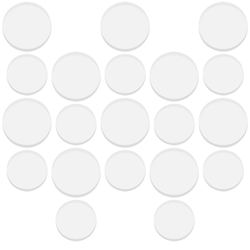 20 Pcs Glass Non-Slip Gel Pad Table Bumpers Antislip Furniture Pads Clear Transparent Protector Cabinet Rubber 9557311272394