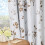 Blomstermønstringsgardiner 132 x 213 cm 2 paneler brunbrun 7