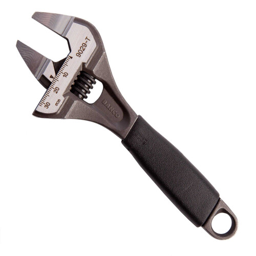 Bahco (218mm, Black) Bahco Slim Jaw Adjustable Wrench