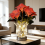 LED Color-Changing Heart Rose Lamp in Crystal Vase 4