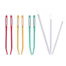 9pcs Colorful Bent Tip Yarn Tapestry Large Eye Sewing Weave Knitting Tool
