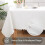 Floral Embossed Vinyl Tablecloth, Rectangular, 60 x 126 in 2