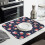 Tapete de secagem de louça Pioneer Flower Floral Kitchen, 40,6 x 45,7 cm (16 x 18 polegadas) 3
