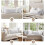 Almofada decorativa retangular 14x36 com capa 100% algodão para sofá. 2
