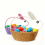 Easter Bunny Wicker Storage Basket 30x22x25cm 4