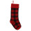 Plaid Knit Christmas Stocking – Acrylic, 46 cm 4