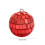 Red Foam Mirror Ball Shatterproof 1.6 inches 2