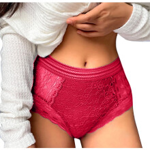 Lenjerie intimă pentru femei, tanga cu talie înaltă, control al abdomenului, tanga fără sudură, lenjerie modelatoare din dantelă