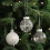 Silver Christmas Ball Ornaments 6 Pack 6cm 5