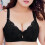 Sutiã Push-Up Plus Size com Renda nas Costas e Aro – Preto 5