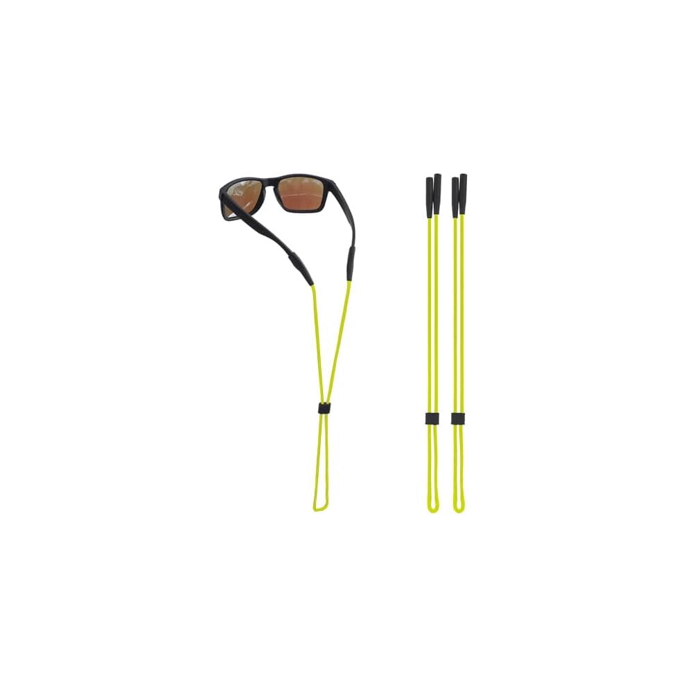 Yellow Eye Glasses Holder Strap Â Sunglasses Lanyard For Men, Women, Kids | Compatible With Most Eyewear | 2 Pcs (Yellow)