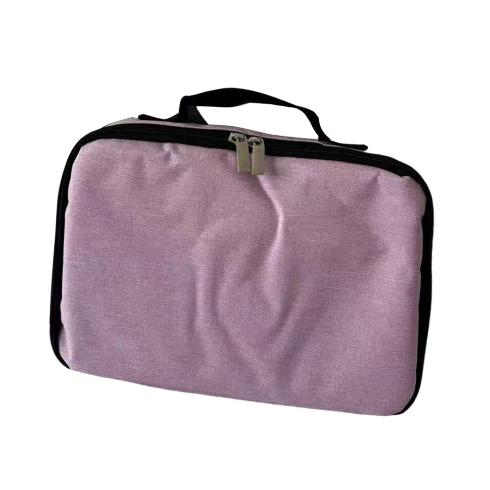 Sunglasses Organizer Case Fit Multiple Pairs Portable Eyeglasses Storage Box Pink
