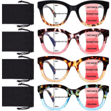 Lunettes de lecture progressives multifocales pour femmes et hommes, bloquant la lumière bleue, pour ordinateur, sans ligne de démarcation