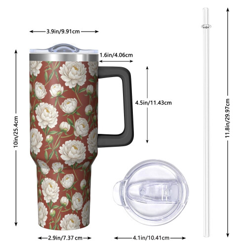 Pioneer Flower Isolierbecher mit Blumenmuster, 1,2 Liter 1