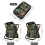 Banqueta de camping camuflada com bolsa térmica 3 em 1 2
