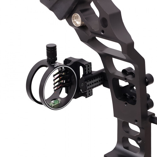Compound Bow Sight 5-Pin Micro-Adjustable Aluminum 2