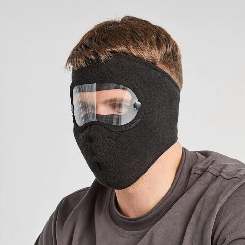Fleece Full Face Mask with HD Goggles 1 pc 1