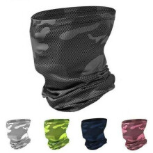 LNGOOR Multifunktionell Halsduk Ansiktsmask – Biker Snood, Halsduk, Balaklava, Kylande & Andningsbar För Cykling, Vandring, Promenader, Armband,