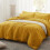 Full Size Comforter Set Mustard Yellow 7 Piece 2