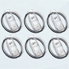 Lot de 6 couvercles de rechange pour gobelets de 590 ml (20 oz) avec ouverture de 8,25 cm (3,25 po).