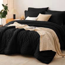 Kingsize Seersucker Microfiber Beddengoedset (7-delig)