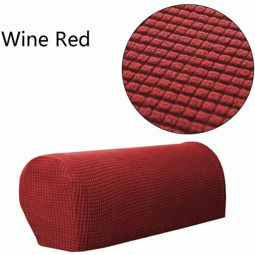 Conjunto de 4 capas elásticas para apoio de braço de sofá e cadeira. 2