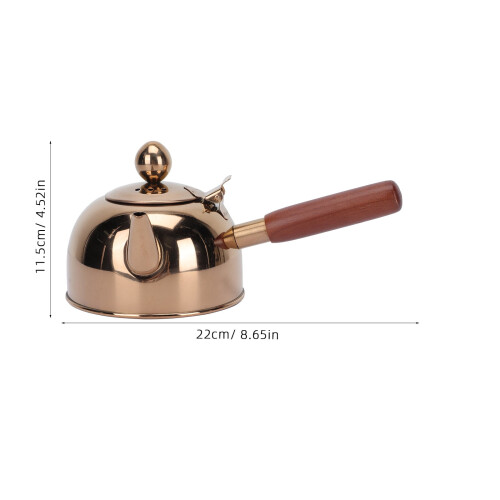 Lille tekande med rustfrit stål infuser304Tebrygger til te, 1 stk. og stilfuld 1