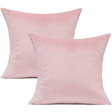 Vierkante kussenhoes van fluweel, 20x20 inch (20x20 inch), verpakking van 2