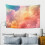 Clouds Rainbow Sky Wall Hanging Tapestry 100% Polyester Art 60*40in 2