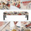 Capa elástica para banco de jantar – Poliéster-Elastano, 42-54 polegadas (107-137 cm), 5