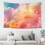 Gobelín s duhou a mraky100% polyester60x40 palců 5
