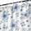 Κουρτίνα ντους με floral εκτύπωση 36" x 72" με 12 γάντζους 3