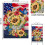 Bandeira de jardim patriótica com girassóis, 71 x 102 cm (28 x 40 polegadas). 2