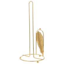Nordic Plume Pappershanddukshållare, Gyllene Järn, 33x14x14cm