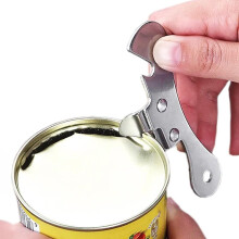 Can Opener Manual Stainless Steel Camping Can Opener, Portable Bottle Opener
