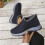 Damen-Winterstiefeletten, blau, warm gefüttert 8